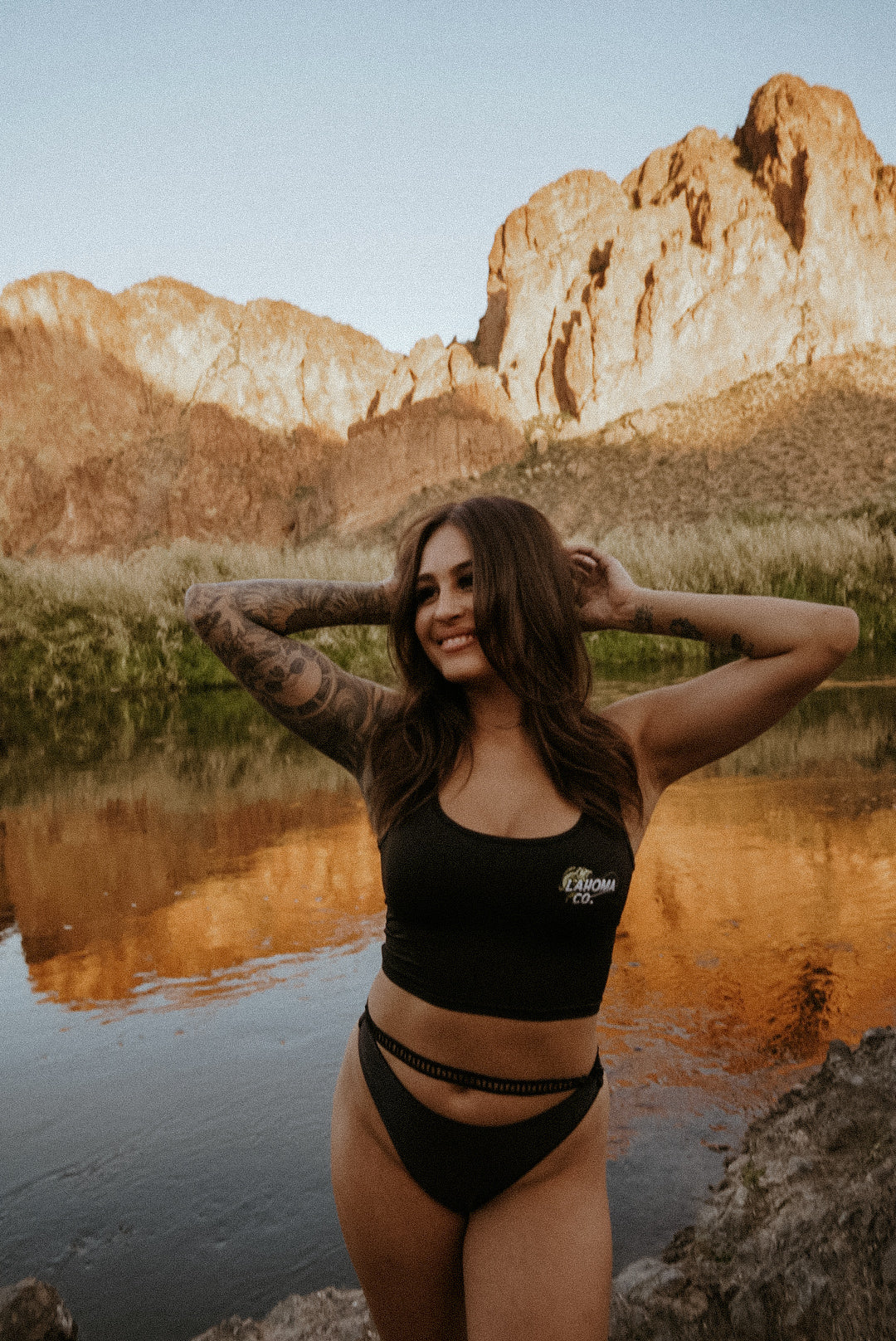 That's A Whole Lot Of Bass cropped tank